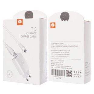 Cетевое зарядное устройство "WUW T-18" Type-C 1USB 2.1A 14777 фото