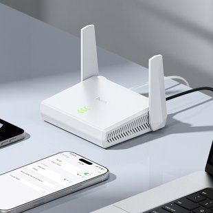 Wi-Fi роутер Hoco HI36 WiFi4 (Швидкість сигналу: 2.4GHz: 3000Mbps) 63640 фото