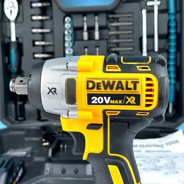 Акумуляторний ударний гайковерт DeWALT DCF887 + набір інструментів 41795 фото