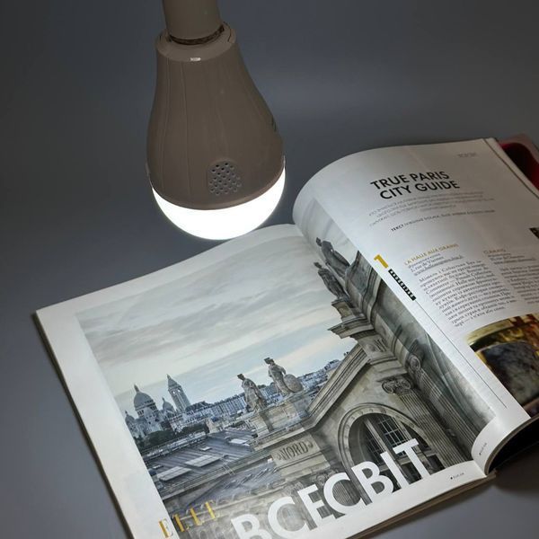 Светодиодная лампа для кемпинга FAT-3920 LED Bulb 20W (патрон без аккумулятора в комплекте) 62884 фото