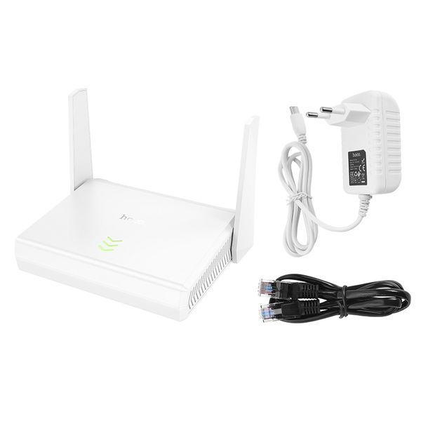 Wi-Fi роутер Hoco HI36 WiFi4 (Швидкість сигналу: 2.4GHz: 3000Mbps) 63640 фото