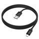Data Cable Hoco X122 Benefit silicone Micro 2.4A 1m Черный 61613 фото 6