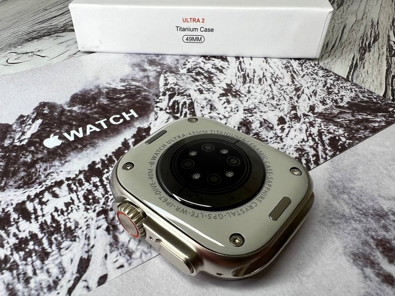 Apple Watch Ultra 2 49mm Titanium Case Premium series 1:1 Black 44506 фото