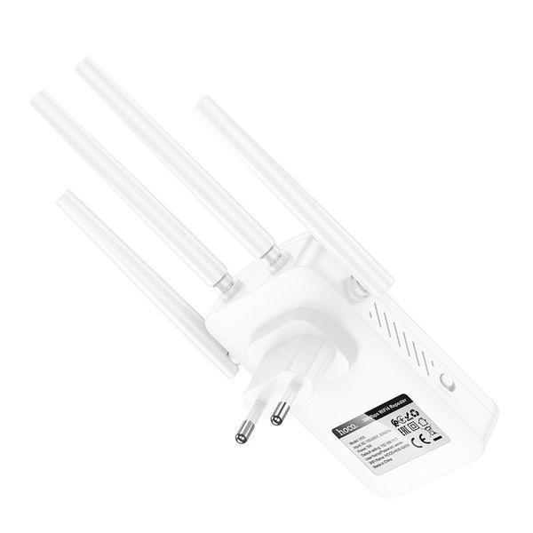 Усилитель сигнала Wi-Fi ретранслятор Hoco HI35 WiFi4 (Скорость сигнала: 2.4GHz: 300Mbps) 60691 фото