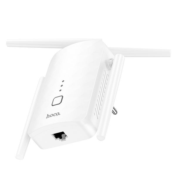 Усилитель сигнала Wi-Fi ретранслятор Hoco HI35 WiFi4 (Скорость сигнала: 2.4GHz: 300Mbps) 60691 фото