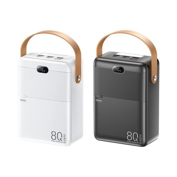 УМБ Power Bank Remax RPP-118 Piloteer Series 80000mAh PD27W+22.5W Серый 50492 фото