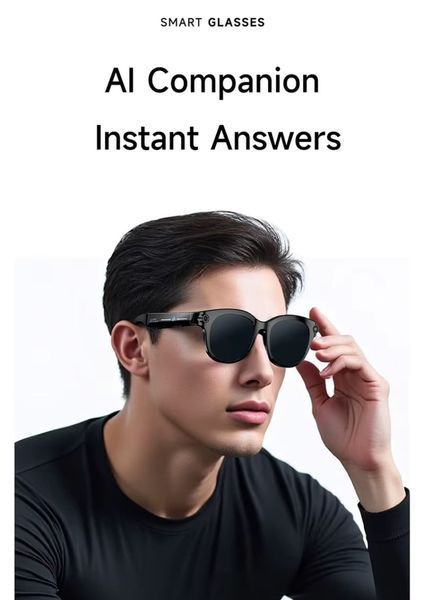 Смарт-окуляри Smart AI Glasses M89S з фото та відеозйомкою 8MP-камера + 2 комплекта додаткових лінз 66475 фото