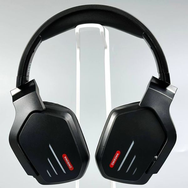 Навушники комп'ютерні Onikuma B60 Gaming з мікрофоном та з 2ма режимами (Bluetooth, дротове) 58366 фото