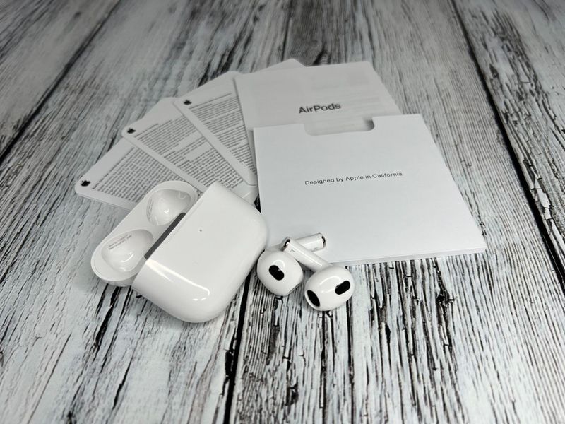 Навушники Apple AirPods 3 Premium quality 41308 фото