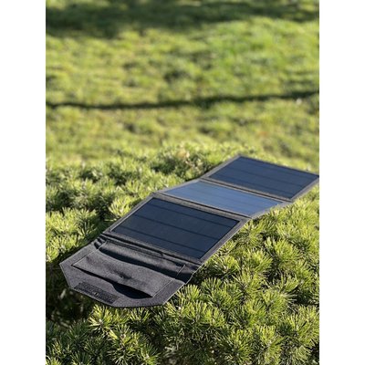 Портативна сонячна панель для заряджання гаджетів XRYG-280-3 21W 35795 фото