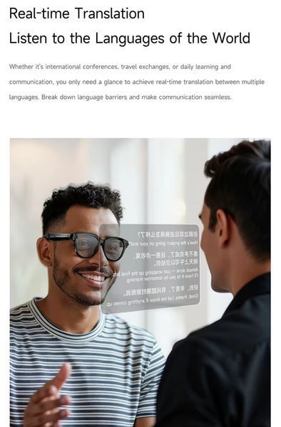 Смарт-очки Smart AI Glasses M89 с фото и видеосъемкой 8MP-камера + дополнительные линзы 66477 фото