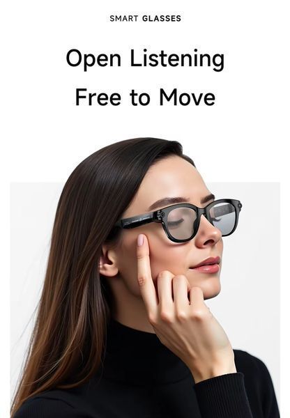 Смарт-очки Smart AI Glasses M89 с фото и видеосъемкой 8MP-камера + дополнительные линзы 66477 фото