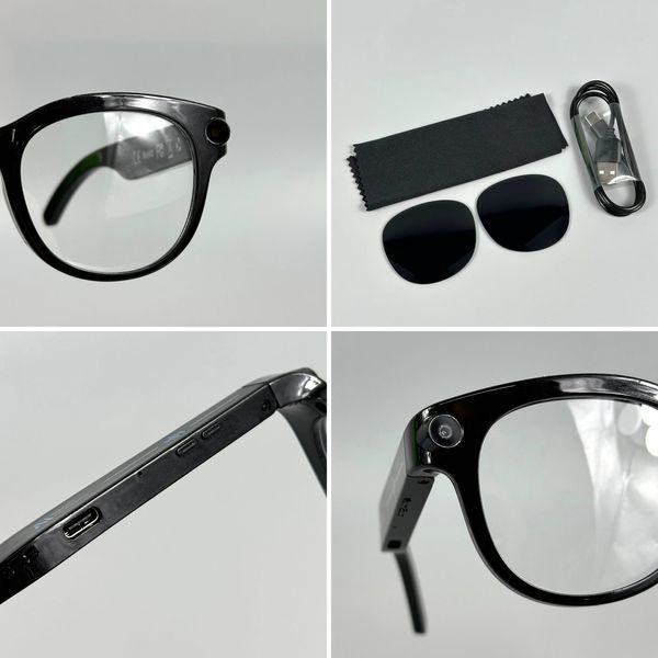 Смарт-очки Smart AI Glasses M89 с фото и видеосъемкой 8MP-камера + дополнительные линзы 66477 фото