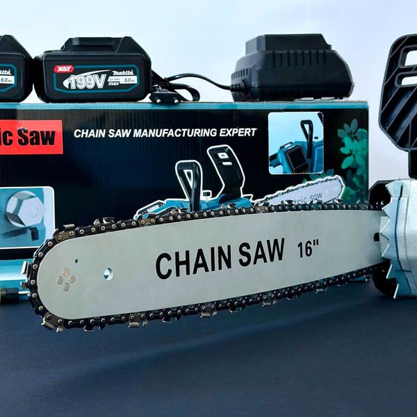 Акумуляторна ланцюгова електропила Makita Electric Saw 48073 фото