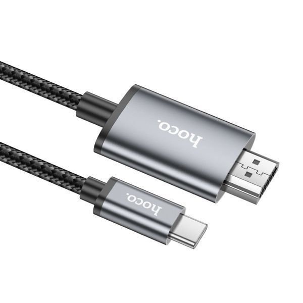 Кабель Hoco UA27 HD on-screen Type-C to HDMI 4K 30HZ 2m 47061 фото