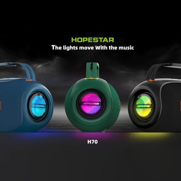 Колонка HOPESTAR H70 RGB 80W, 12000mAh 58988 фото