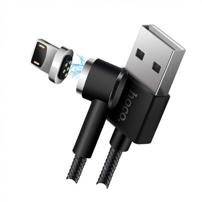 Кабель USB Hoco L Shape Magnetic U20 Original Lightning 8721 фото