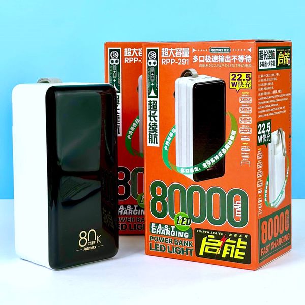 Power Bank Remax RPP-291 Chinen Series 80000mah PD20W+QC22.5W 43664 фото