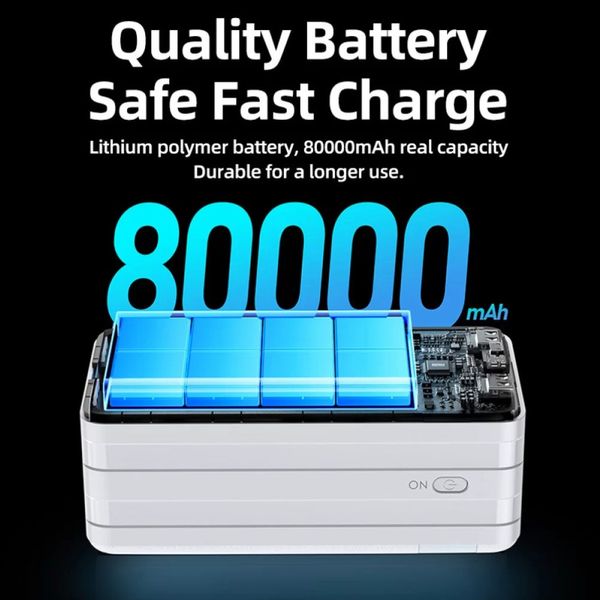 Power Bank Remax RPP-291 Chinen Series 80000mah PD20W+QC22.5W 43664 фото