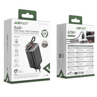 Сетевое зарядное устройство для AceFast A111 GaN PD67W Type-C 53725 фото