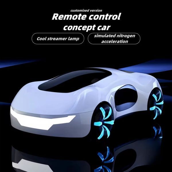 Машинка на радіокеруванні (+керування жестами) Concept Car E600-2 (зарядна станція) (24см) Green 64186-1 фото
