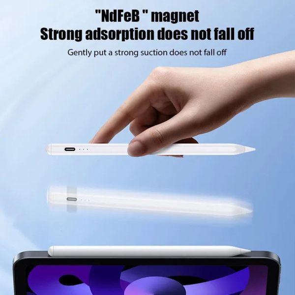Стилус Cube Universal Pen Magnetic for Android, Apple, Windows Білий 42220 фото