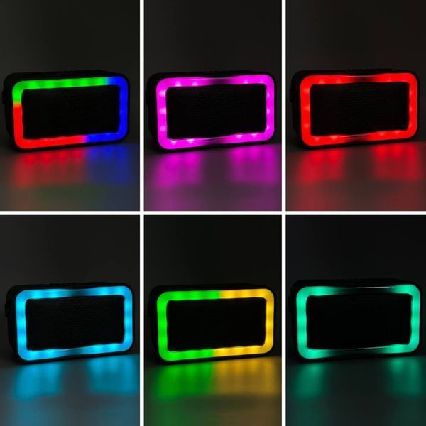 Колонка Sing-e ZQS1491W Mini RGB 10W, 1500mAh з 2ма мікрофонами (23,3*13,2*11,2 см) 60525 фото