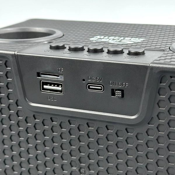 Колонка Sing-e ZQS1491W Mini RGB 10W, 1500mAh з 2ма мікрофонами (23,3*13,2*11,2 см) 60525 фото