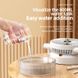 Вентилятор SGD-168 LED настільний з функцією охолодження повітря (з вбуд. акум.) (16,1cm) Beige 64599-1 фото 3