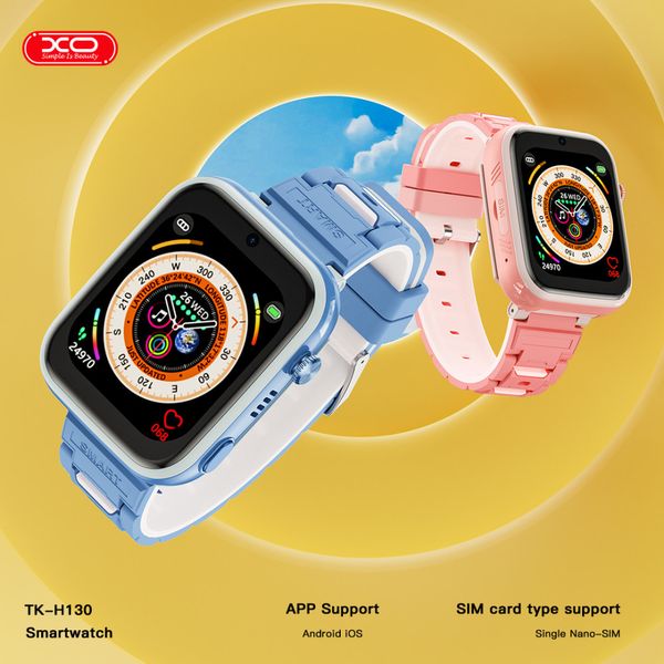 Дитячий годинник Smart Watch XO H130 GPS Children's Intelligent 4G 45474 фото