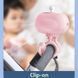 Вентилятор F007 с гибкими крепежными ножками (с встр. акум.) (24см) Pink 65053 фото 4