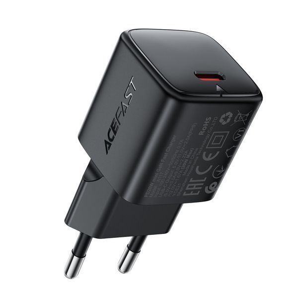 Мережевий зарядний пристрій AceFast A117 mini GaN PD20W 61047 фото