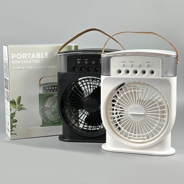 Вентилятор Portable Cold Fan с контейнером для льда и ароматизатором (с встроенным аккумулятором) (27,0*20,0см) Чорный 48560-1 фото