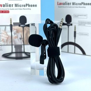 Мікрофон петличний JH-043 Lavalier MicroPhone 3.5mm jack із затискачем 24543 фото