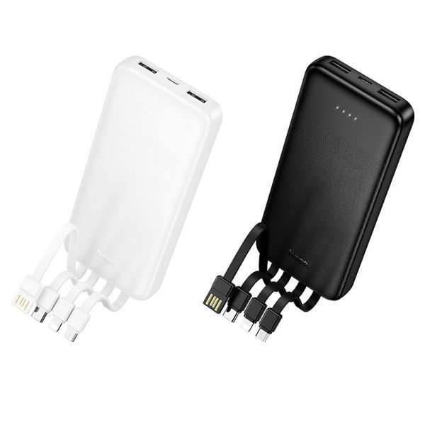 УМБ Power Bank Hoco J163 Wonderful 10000mAh 2A (with cable Type-C+Lightning+USB+Micro) 62929 фото