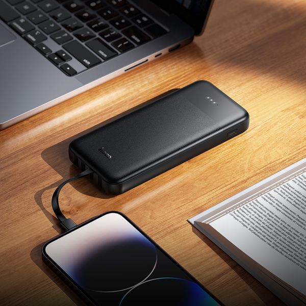 УМБ Power Bank Hoco J163 Wonderful 10000mAh 2A (with cable Type-C+Lightning+USB+Micro) 62929 фото