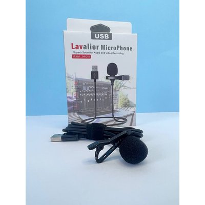 Мікрофон петличний JH-044 Lavalier MicroPhone USB із затискачем 41251 фото