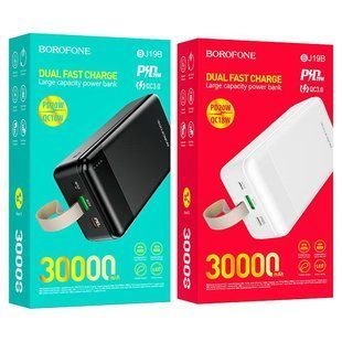Power Bank Borofone BJ19B 30000mAh Incredible PD20W+QC3.0 36897 фото