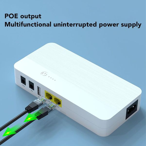 ДЖБ MINI UPS WGP POE04 8000mAh (USB, DC: 9V+12V; LAN: IN, OUT) 48396 фото