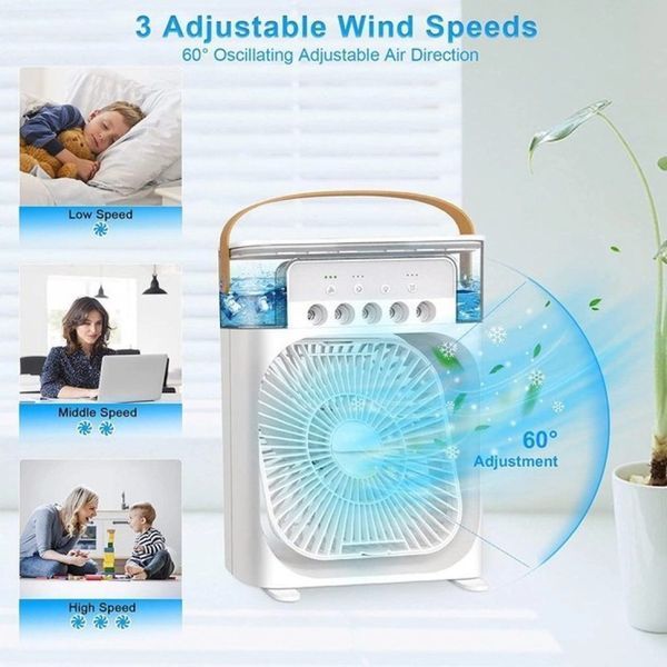 Вентилятор AIR COOLER FAN Add perfume с контейнером для льда (25,5*18,0 см) Белый 47322 фото