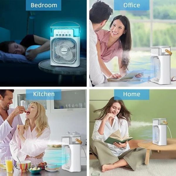 Вентилятор AIR COOLER FAN Add perfume с контейнером для льда (25,5*18,0 см) Белый 47322 фото