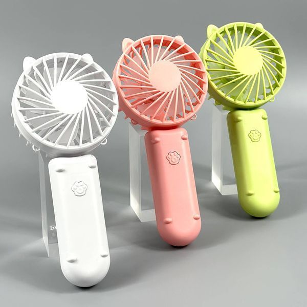 Вентилятор F012 складной 3in1 (с встр. акум.) (18см) Pink 65056-1 фото