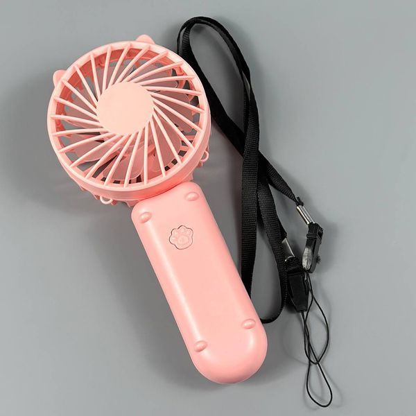 Вентилятор F012 складной 3in1 (с встр. акум.) (18см) Pink 65056-1 фото