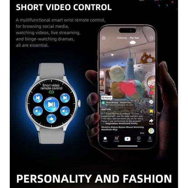 Smart Watch Hower HW7 Pro+ Amoled з 3-ма ремінцями 64514 фото