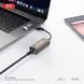 USB HUB XO HUB018 2in1 USB+Type-C to RJ45 51134 фото 6