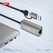 USB HUB XO HUB018 2in1 USB+Type-C to RJ45 51134 фото 5