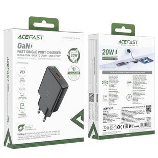Сетевое зарядное устройство для AceFast A65 GaN PD20W 46592 фото