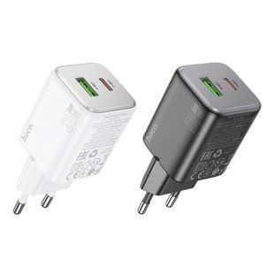 Мережевий зарядний пристрій Hoco N41 Almighty PD20W+QC3.0 48249 фото