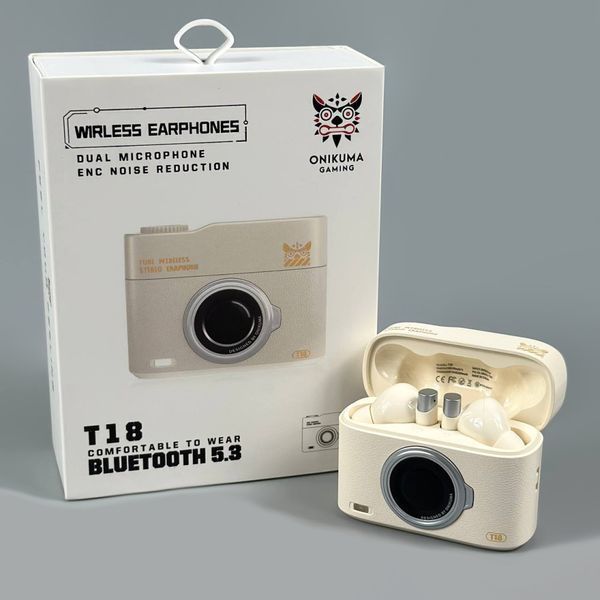Беспроводные наушники Onikuma T18 Camera 61251 фото