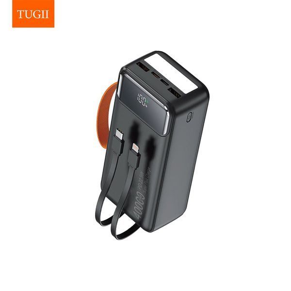 УМБ Power Bank TUGII WUW Y400 40000mAh PD22.5W+QC3.0 (with cable Type-C+Lightning) з ліхтарем 64601 фото